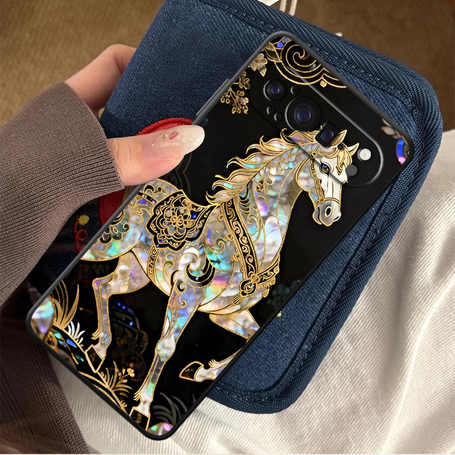 Google Pixel 9 - Capa de Telefone Lucky Horse para