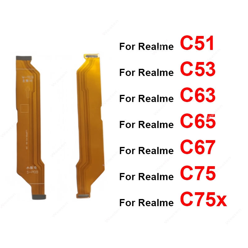 Realme C67 - Placa-mãe cabo flexível para realme c51