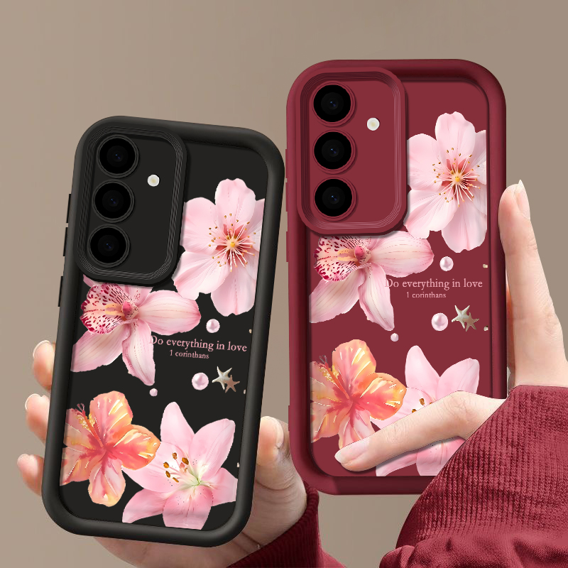 Capa de Telefone com Flores Ro - Samsung Galaxy A55 avaliação e preço