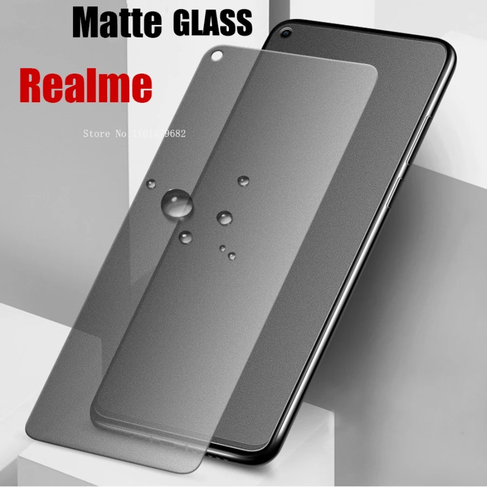 3 pçs vidro temperado fosco re - Realme C67 avaliação e preço